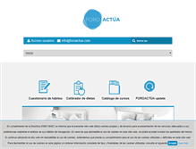 Tablet Screenshot of foroactua.com